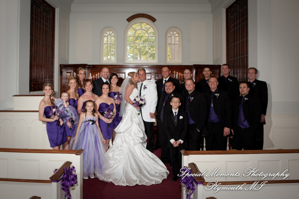 Sarah & Justin at Martha-Mary Chapel Dearborn MI wedding photography