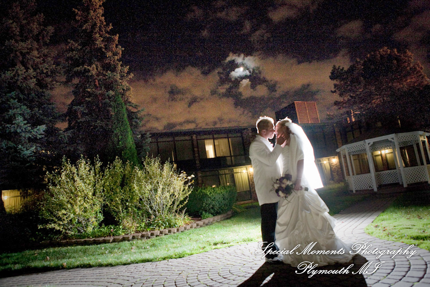 Sarah & Justin at Holiday Inn Express & Suites Southgate MI wedding photography