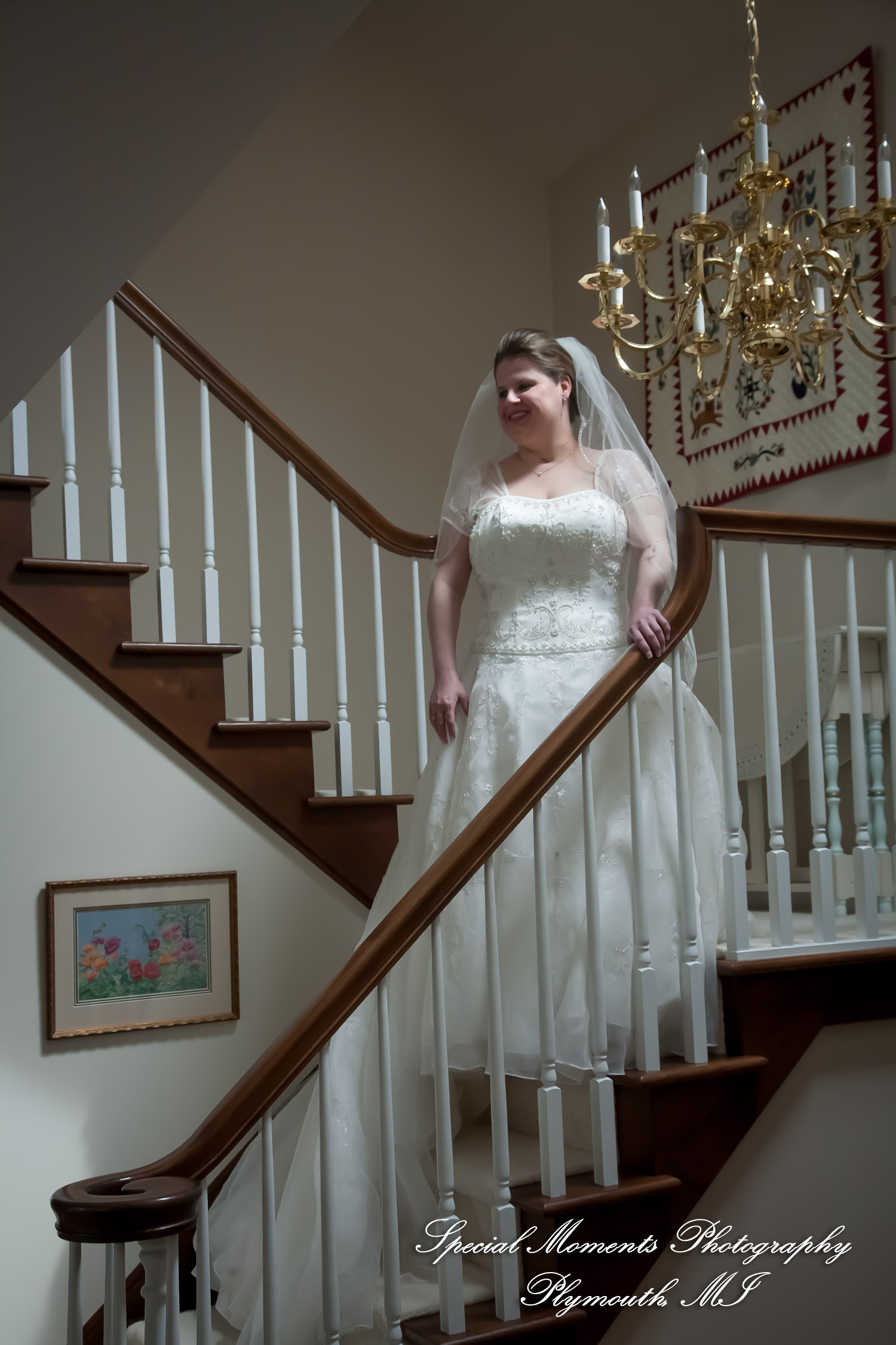 Sarah & John at St. Stephens Episcopal Wyandotte MI wedding photograph