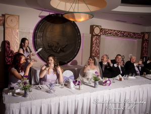 Sarah & John at Arnaldo's Banquet Center Riverview MI wedding photograph