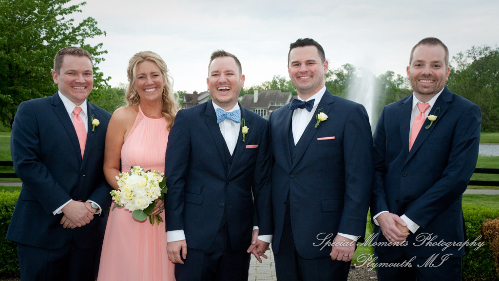 Kevin & Anthony at Northville Hills Golf Club Northville MI wedding photography