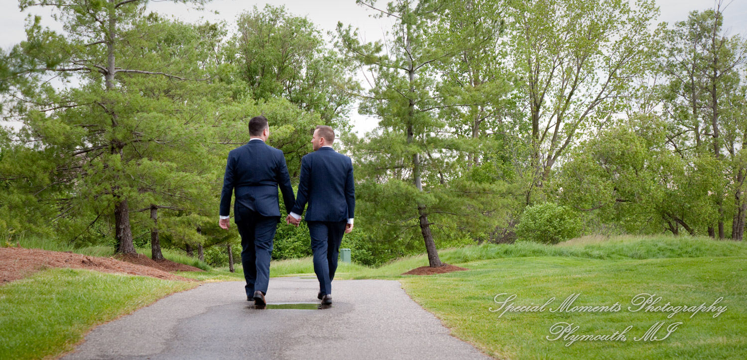 Kevin & Anthony at Northville Hills Golf Club Northville MI wedding photography