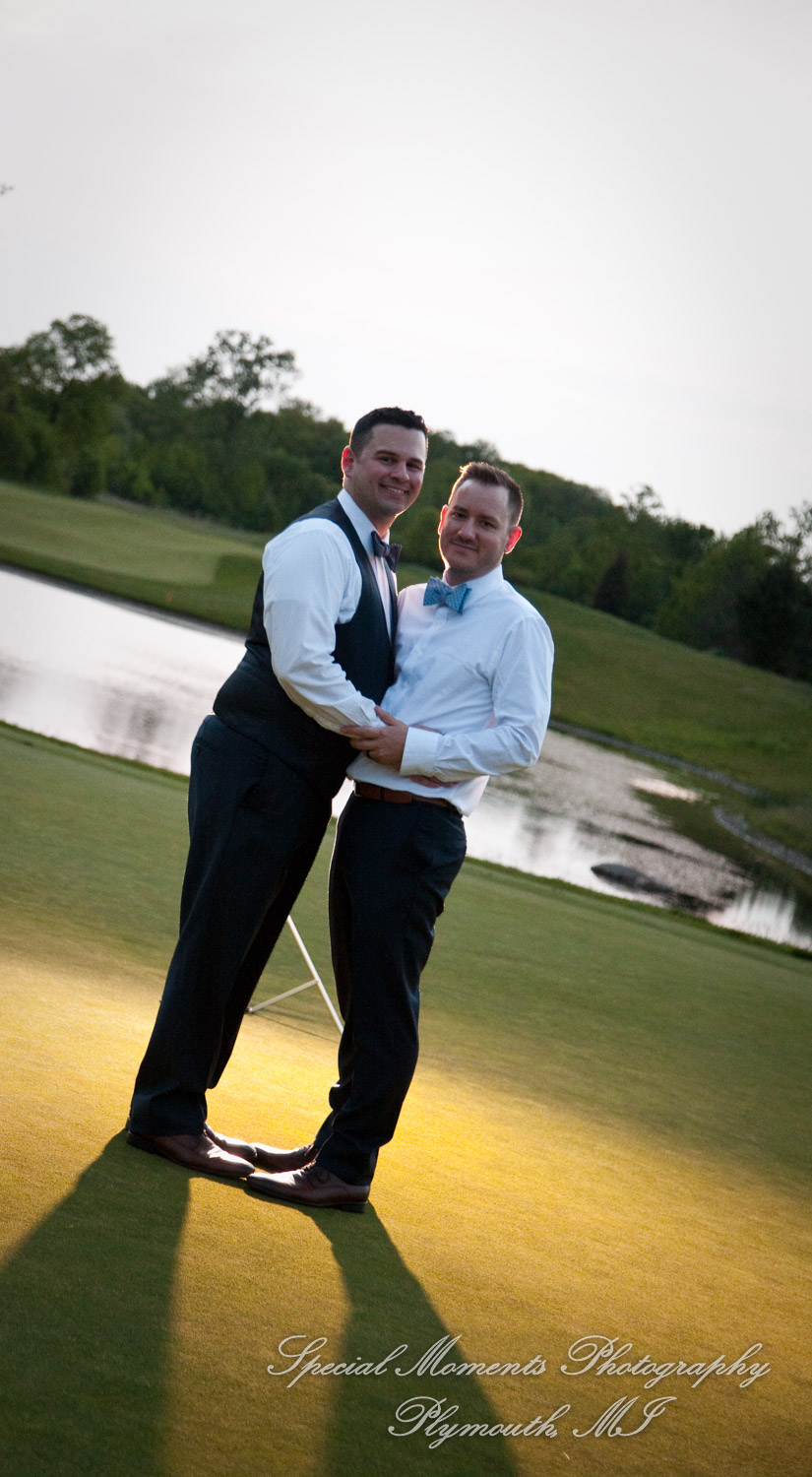Kevin & Anthony at Northville Hills Golf Club Northville MI wedding photography