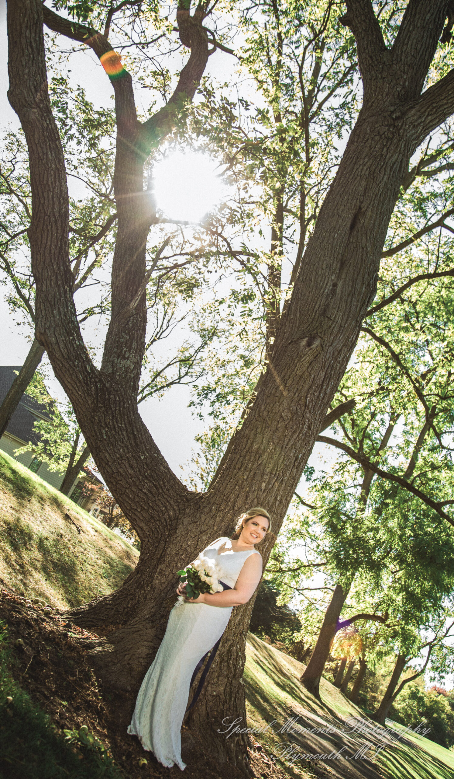 Wellers East Garden Saline MI wedding photograph