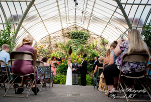 Jennifer & Eric at Belle Isle Conservatory Detroit MI wedding photography