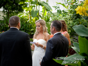 Jennifer & Eric at Belle Isle Conservatory Detroit MI wedding photography