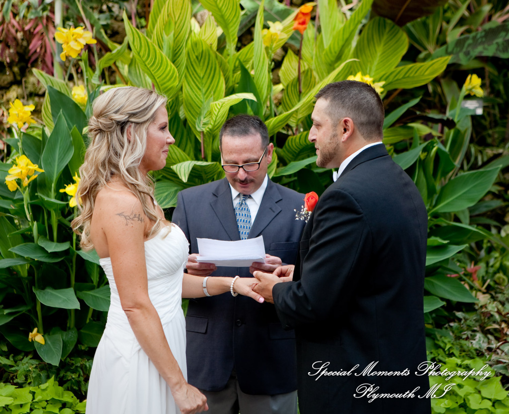 Jennifer & Eric at Belle Isle Conservatory Detroit MI wedding photography
