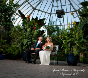 Jennifer & Eric at Belle Isle Conservatory Detroit MI wedding photography