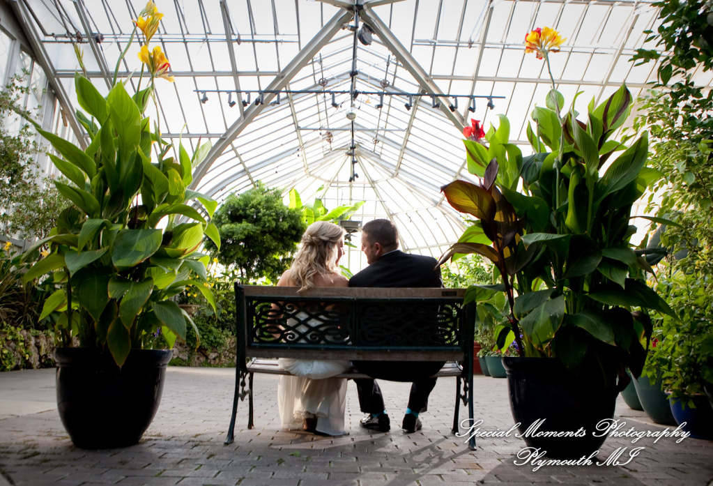 Jennifer & Eric at Belle Isle Conservatory Detroit MI wedding photography