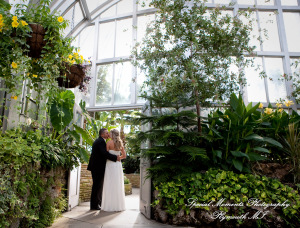 Jennifer & Eric at Belle Isle Conservatory Detroit MI wedding photography