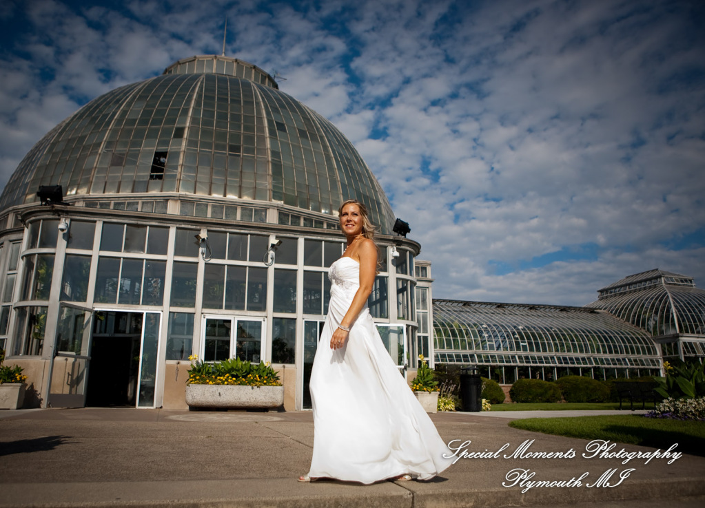 Jennifer & Eric at Belle Isle Conservatory Detroit MI wedding photography
