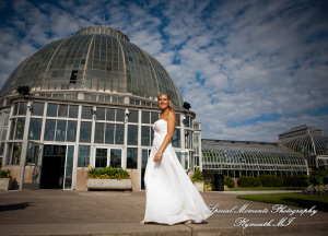Jennifer & Eric at Belle Isle Conservatory Detroit MI wedding photography