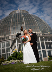 Jennifer & Eric at Belle Isle Conservatory Detroit MI wedding photography