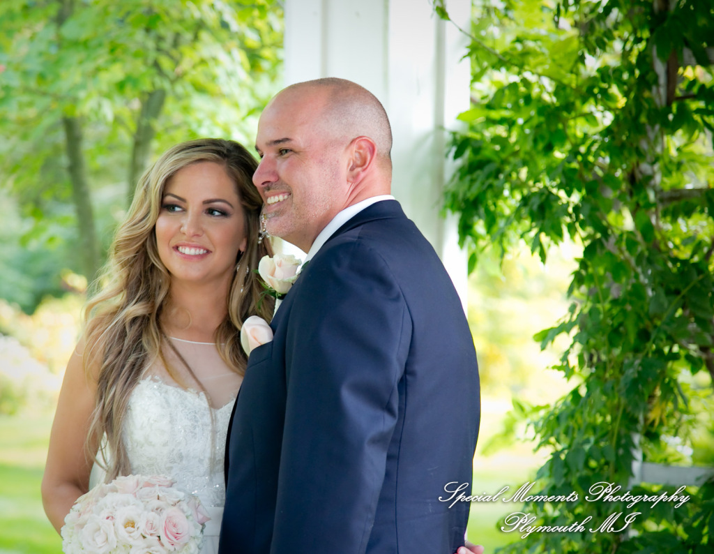 Crysta & Brian at Wellers Saline MI Raisin River Room wedding photography