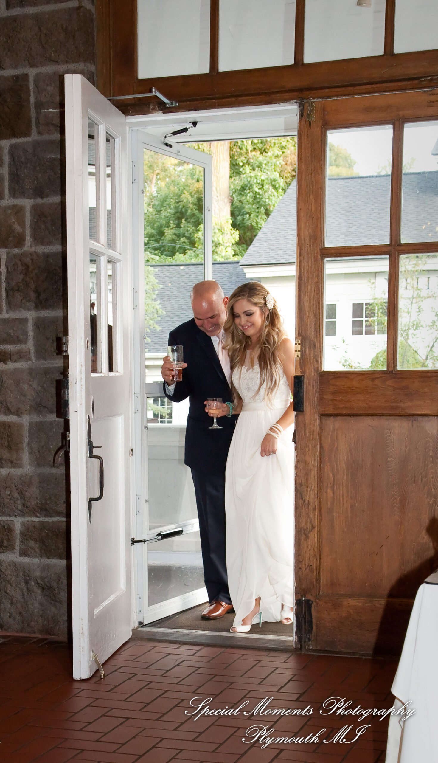 Crysta & Brian at Wellers Saline MI Raisin River Room wedding photography