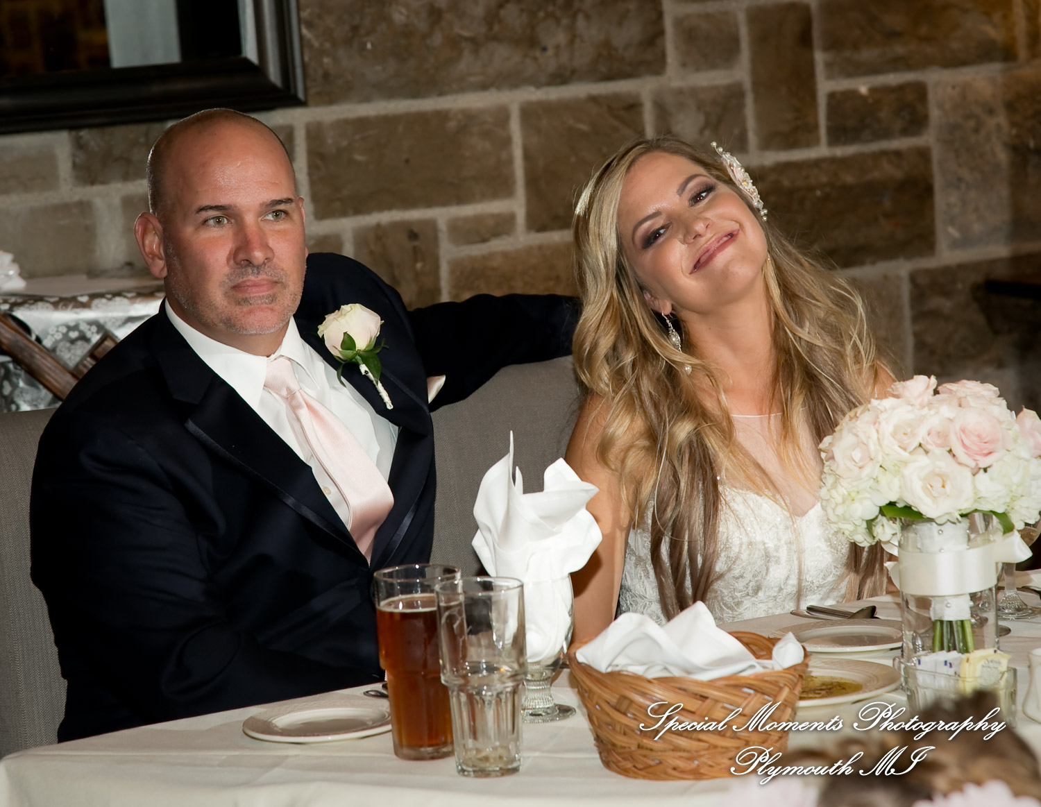 Crysta & Brian at Wellers Saline MI Raisin River Room wedding photography