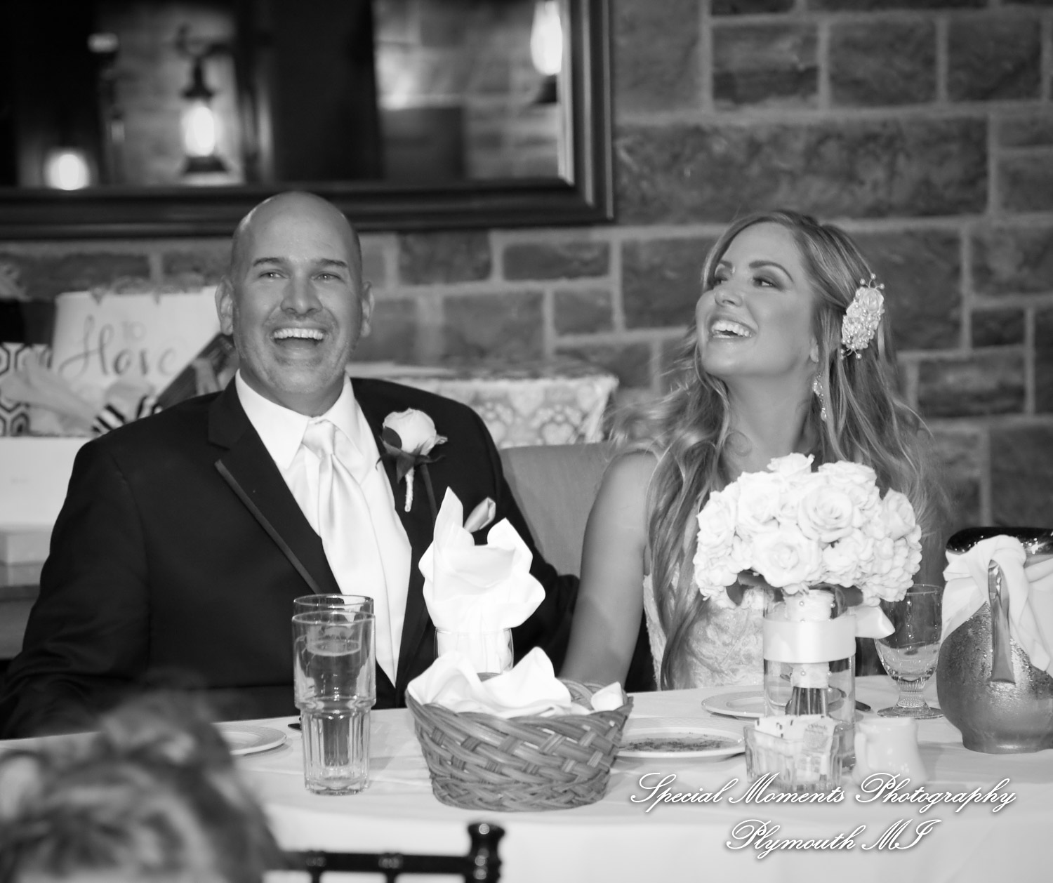 Crysta & Brian at Wellers Saline MI Raisin River Room wedding photography