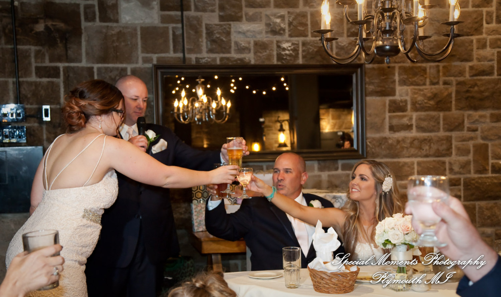 Crysta & Brian at Wellers Saline MI Raisin River Room wedding photography