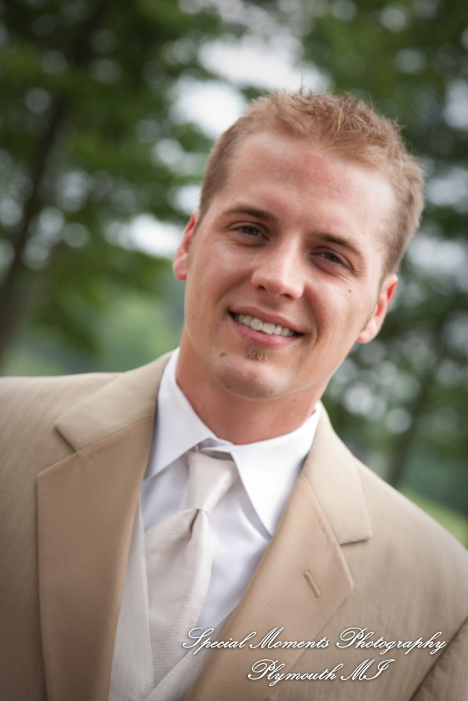 Derrick & Natasha at Cherry Creek Golf Club Shelby Twp. MI wedding photography