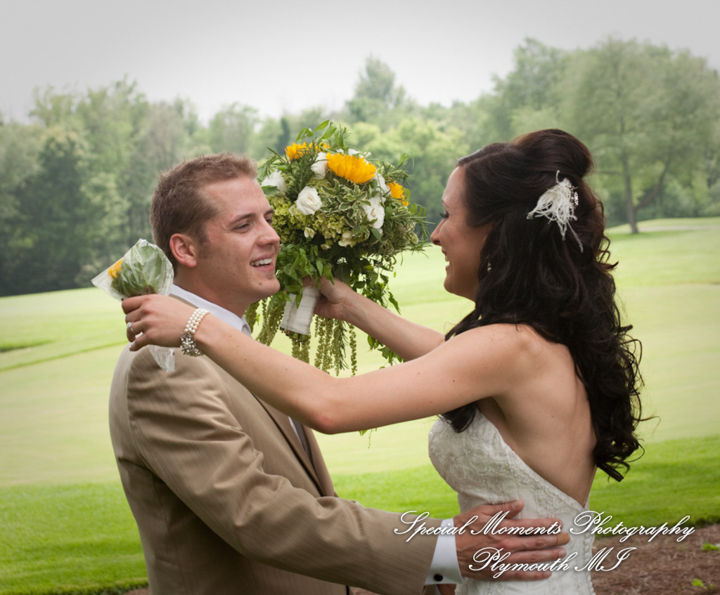 Derrick & Natasha at Cherry Creek Golf Club Shelby Twp. MI wedding photography