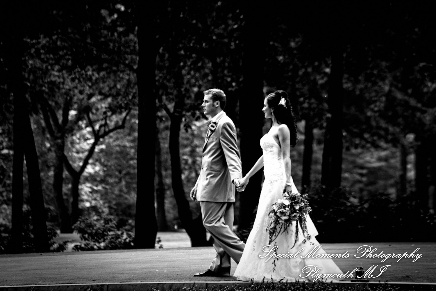 Derrick & Natasha at Cherry Creek Golf Club Shelby Twp. MI wedding photography