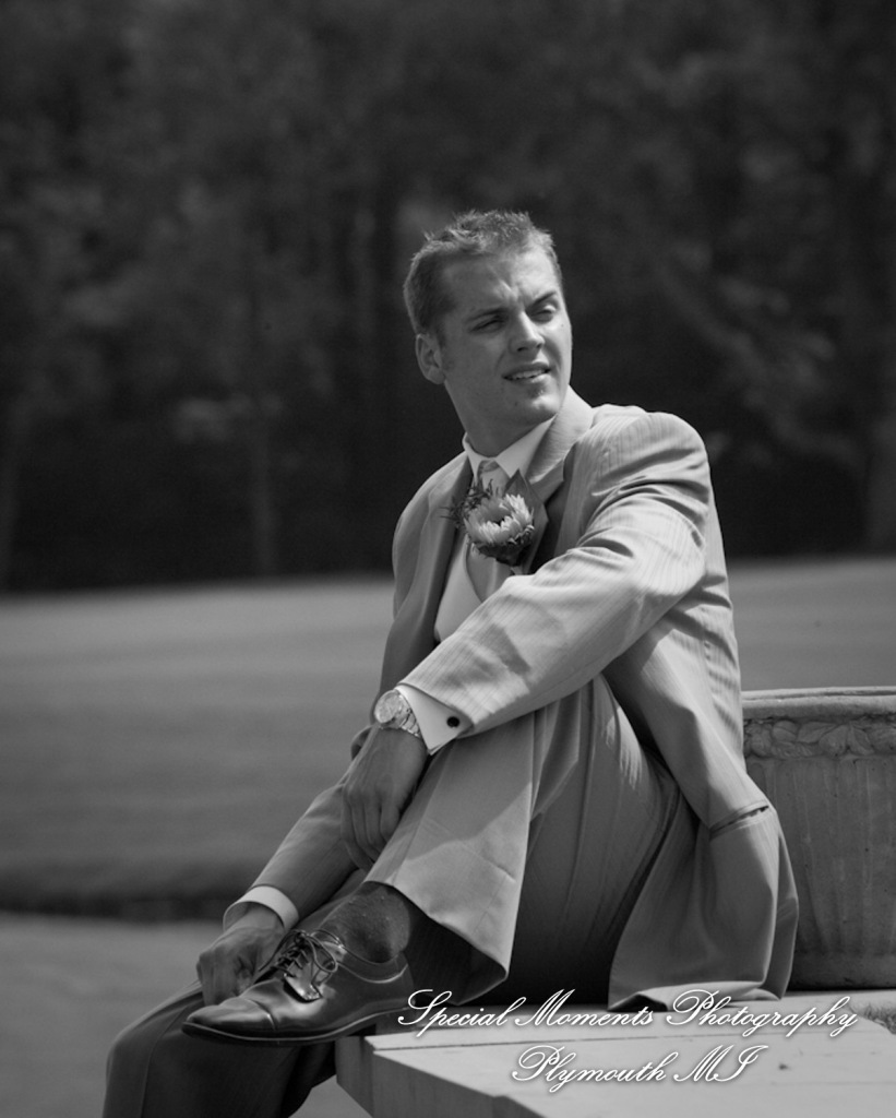 Derrick & Natasha at Cherry Creek Golf Club Shelby Twp. MI wedding photography