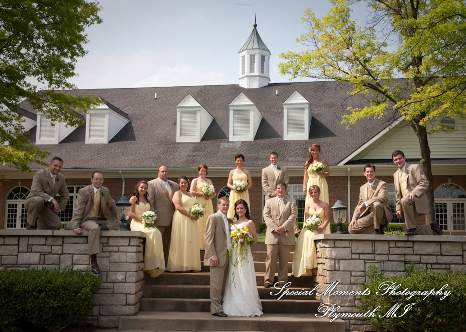 Derrick & Natasha at Cherry Creek Golf Club Shelby Twp. MI wedding photography
