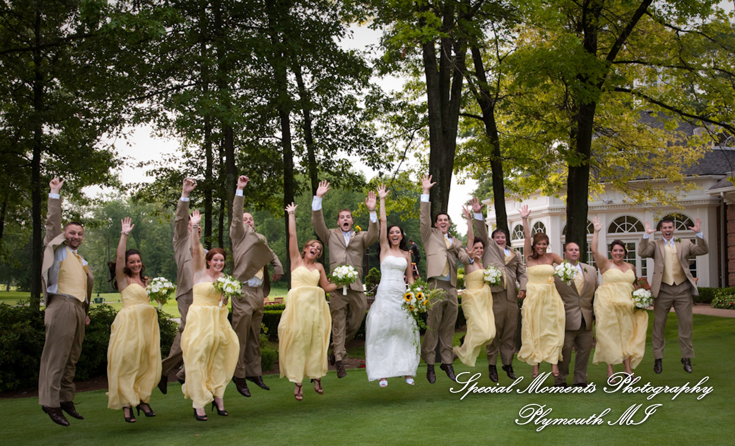 Derrick & Natasha at Cherry Creek Golf Club Shelby Twp. MI wedding photography