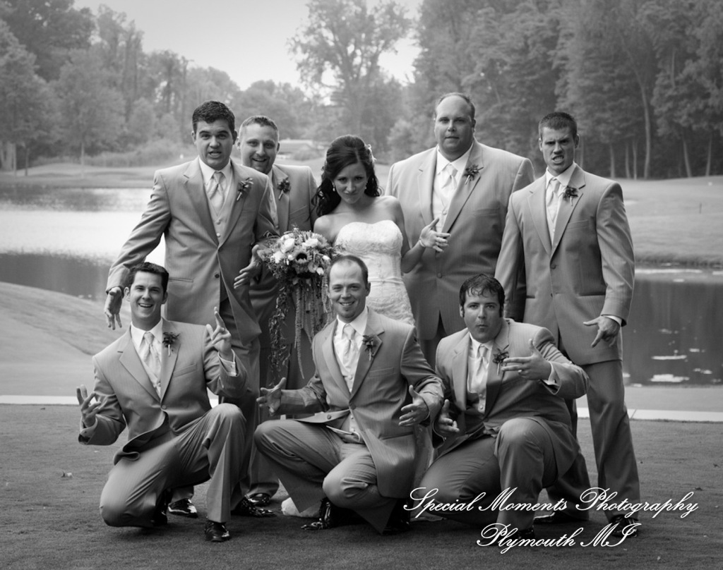 Derrick & Natasha at Cherry Creek Golf Club Shelby Twp. MI wedding photography