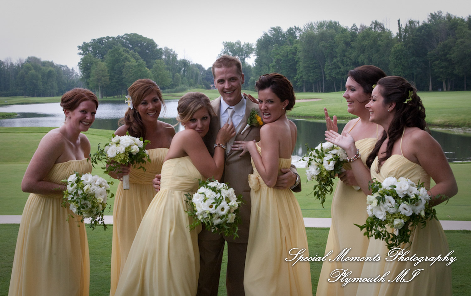 Derrick & Natasha at Cherry Creek Golf Club Shelby Twp. MI wedding photography