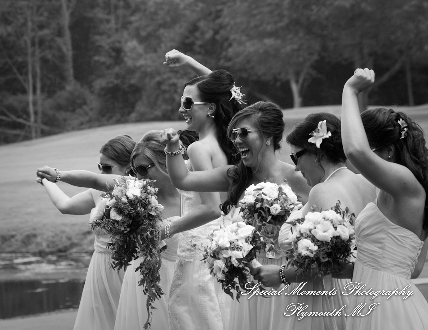 Derrick & Natasha at Cherry Creek Golf Club Shelby Twp. MI wedding photography