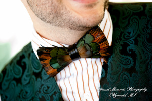 Sydney & John at Ford Field Park Bridge Dearborn MI wedding photography