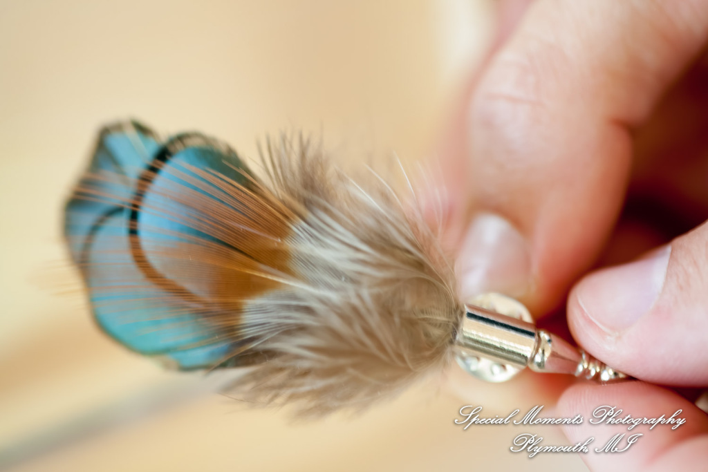 Sydney & John at Ford Field Park Bridge Dearborn MI wedding photography