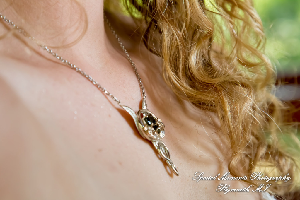 Sydney & John at Ford Field Park Bridge Dearborn MI wedding photography