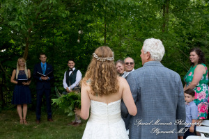 Sydney & John at Ford Field Park Bridge Dearborn MI wedding photography