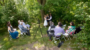Sydney & John at Ford Field Park Bridge Dearborn MI wedding photography
