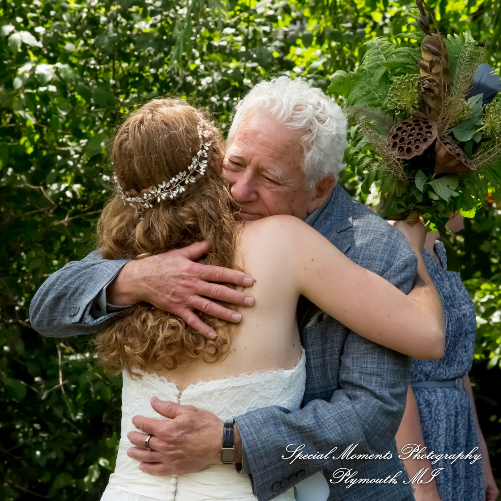 Sydney & John at Ford Field Park Bridge Dearborn MI wedding photography