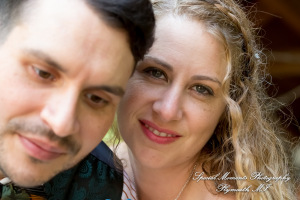 Sydney & John at Ford Field Park Bridge Dearborn MI wedding photography