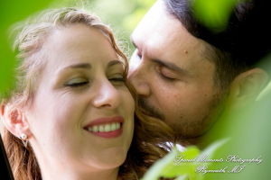 Sydney & John at Ford Field Park Bridge Dearborn MI wedding photography