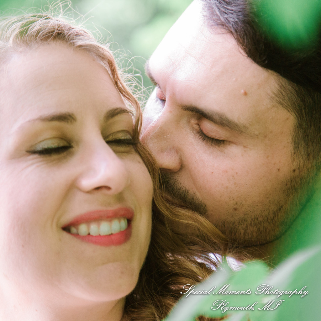 Sydney & John at Ford Field Park Bridge Dearborn MI wedding photography