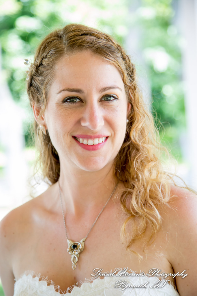 Sydney & John at Ford Field Park Bridge Dearborn MI wedding photography