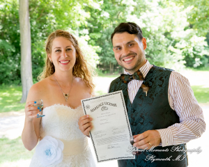 Sydney & John at Ford Field Park Bridge Dearborn MI wedding photography
