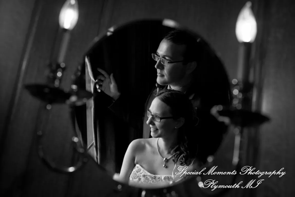 Canterbury Castle Lake Orion MI wedding photograph