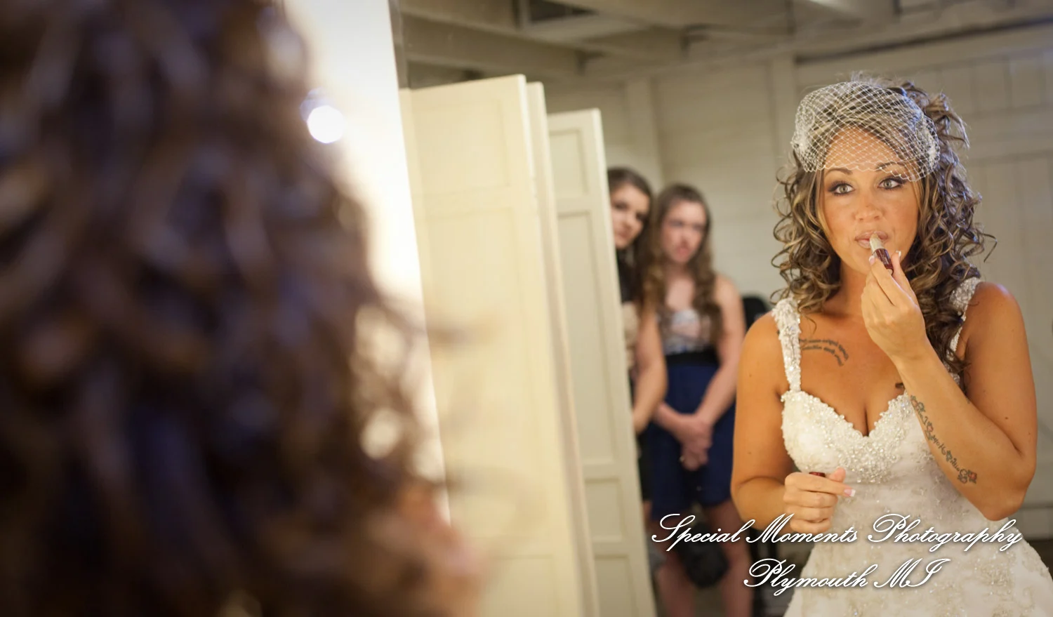 Canterbury Castle Lake Orion MI wedding photograph