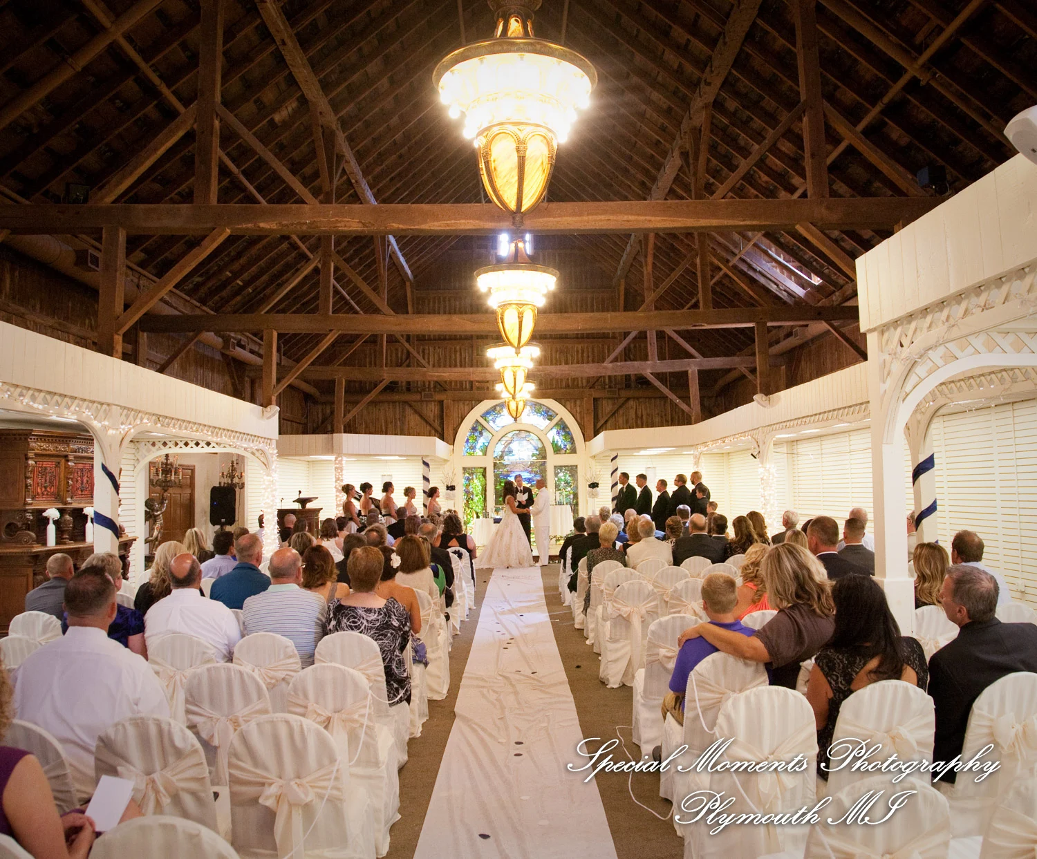 Canterbury Castle Lake Orion MI wedding photograph