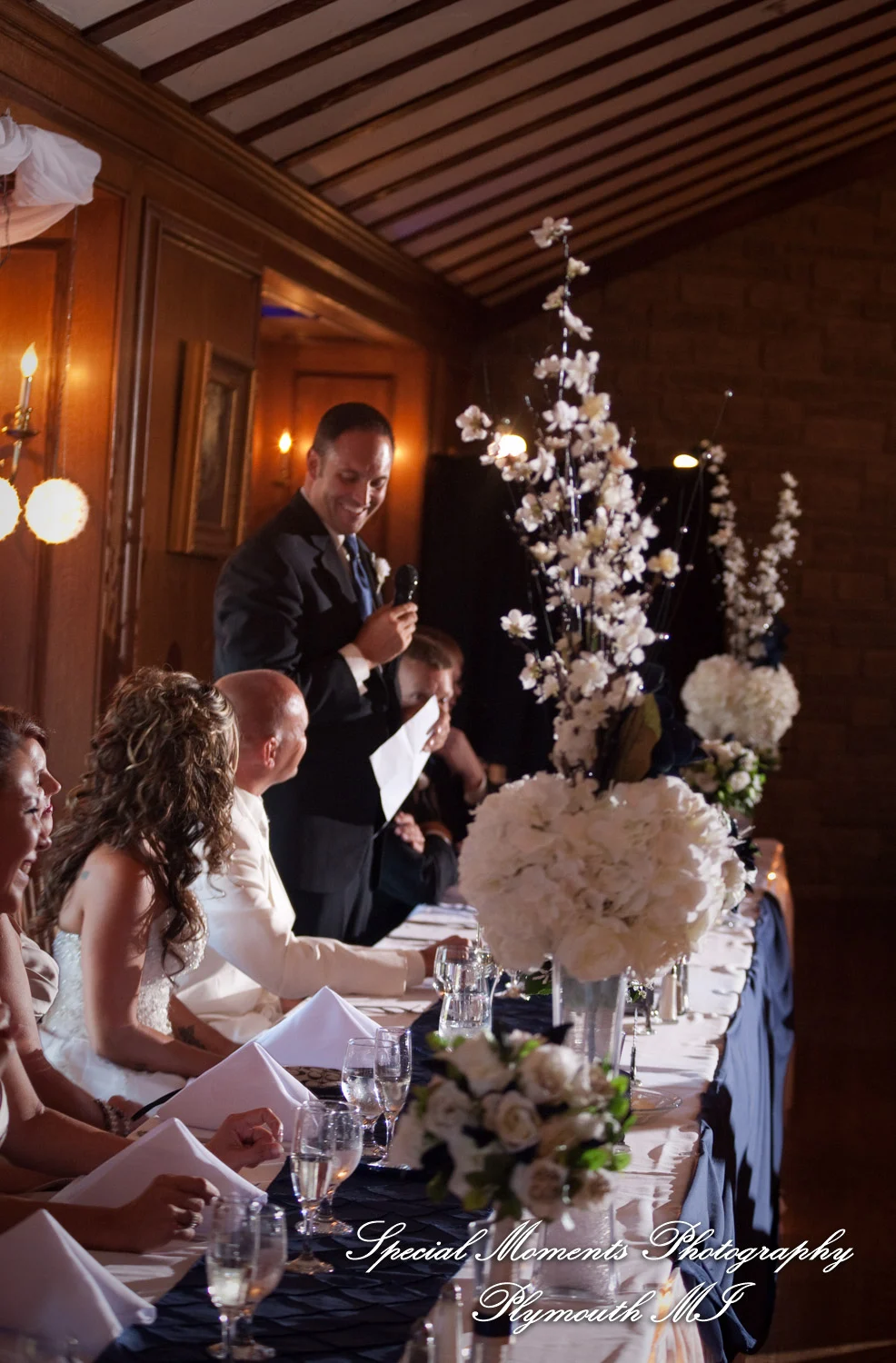 Canterbury Castle Lake Orion MI wedding photograph