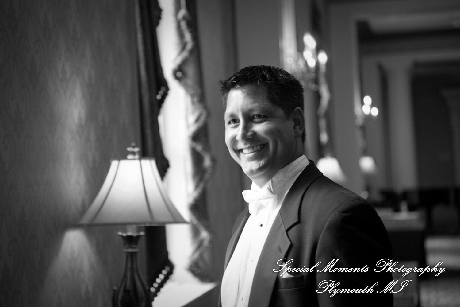 Chris & Shanyn at Martha-Mary Chapel Greenfield Village Dearborn MI wedding photograph