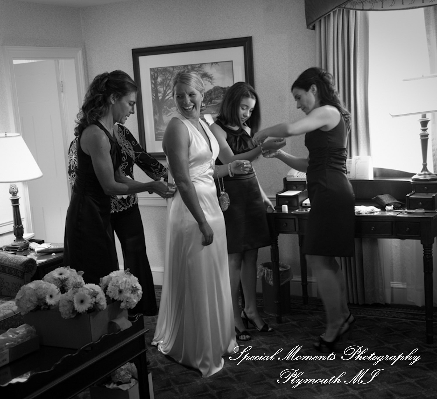 Chris & Shanyn at Martha-Mary Chapel Greenfield Village Dearborn MI wedding photograph