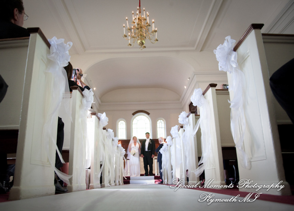 Chris & Shanyn at Martha-Mary Chapel Greenfield Village Dearborn MI wedding photograph