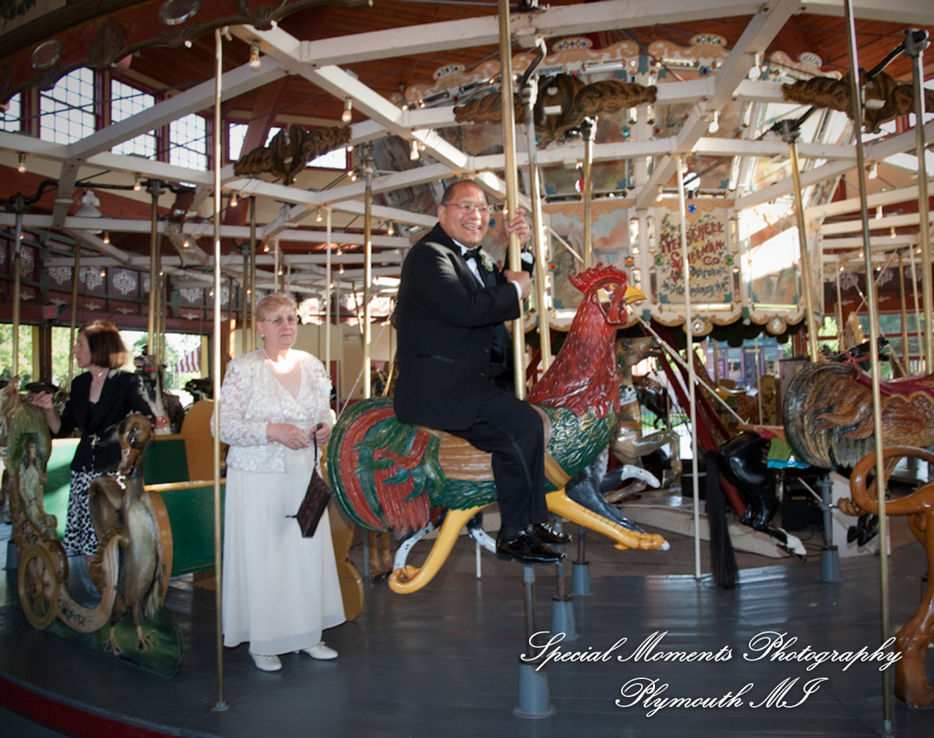 Chris & Shanyn at Taste of History Greenfield Village Dearborn MI wedding photograph
